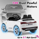 INFANS Licensed Audi SQ8 Ride on Car, Battery Powered Electric Vehicle for with Remote Control, Adjustable Music, LED Lights