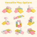 INFANS Climbing Toys for Toddlers, 6pc Kids Climb and Crawl Soft Foam Block Activity Structure Play Set