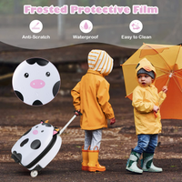 INFANS Kids Luggage, 16’’ Carry On Rolling Suitcase for Girls Boys with 2 Flashing Spinner Wheels INFANS