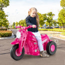 INFANS Kids Motorcycle, 6V Electric Ride on Car with Automatic Bubble Function for Children, Toddler Ages 3+