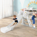 INFANS Toddler Slide, 3 in 1 Foldable Kids Slide Indoor Slideway, Climber Freestanding Playset, Extra Long Slipping Slope Toy