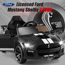 Licensed Ford Mustang GT500 Ride on Car for Kids by INFANS, Battery Powered Electric Vehicle with Remote Control, 37-96 months