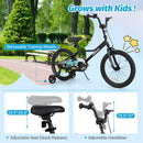 INFANS Kids Bike, 16 18 Inch Toddlers Bike with Training Wheels Safety Bell Adjustable Seat and Handlebar