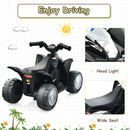 Infans Kids Ride on ATV, 6V Electric Vehicle for Toddlers, 4 Wheeler Battery Powered Motorized Quad Toy Car