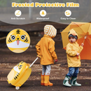 INFANS Kids Luggage, 16’’ Carry On Rolling Suitcase for Girls Boys with 2 Flashing Spinner Wheels INFANS