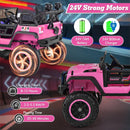 INFANS 24V 2 Seater Ride on Car for Kids, 2WD/4WD Battery Powered with Remote Control, 20" Wide Seat Electric Jeep Toys