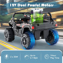 INFANS 12V Ride on Car UTV, Battery Powered Off-Road Kids Electric Vehicles with Remote Control, Music, Horn, MP3, Lights