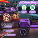 INFANS 24V 2 Seater Ride on Car for Kids, 2WD/4WD Battery Powered with Remote Control, 20" Wide Seat Electric Jeep Toys