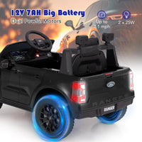INFANS Licensed Ford Ranger Ride on Pickup Truck by INFANS, 12V Battery Powered Electric Vehicle for Kids with Remote Control