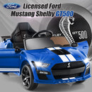 Licensed Ford Mustang GT500 Ride on Car for Kids by INFANS, Battery Powered Electric Vehicle with Remote Control, 37-96 months