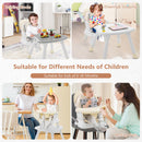 INFANS 8 in 1 Baby High Chair, Convertible Highchair for Babies and Toddlers, Infant Dining Booster Seat, Kids Stool Table Chair Set
