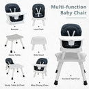 INFANS 8 in 1 Baby High Chair, Convertible Highchair for Babies and Toddlers, Infant Dining Booster Seat, Kids Stool Table Chair Set