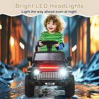 INFANS Kids Ride on Car, 6V Battery Powered Electric Vehicle ATV for Toddlers with Foot Pedal, Music