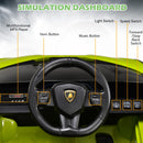 INFANS 12V Licensed Lamborghini Sian Kids Ride on Car with Parent Remote Control, Electric Toy Roadster Carbon Fiber Textured