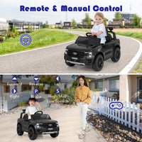 INFANS Licensed Ford Ranger Ride on Pickup Truck by INFANS, 12V Battery Powered Electric Vehicle for Kids with Remote Control
