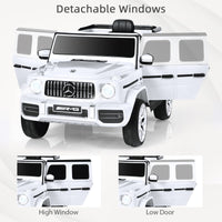 INFANS Licensed Mercedes Benz G63 Kids Ride on Car, 12V Electric Vehicle, Battery Powered for Children Boy Girl