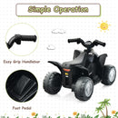 Infans Kids Ride on ATV, 6V Electric Vehicle for Toddlers, 4 Wheeler Battery Powered Motorized Quad Toy Car
