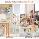 INFANS 8 in 1 Baby High Chair, Convertible Highchair for Babies and Toddlers, Infant Dining Booster Seat, Kids Stool Table Chair Set