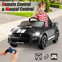 Licensed Ford Mustang GT500 Ride on Car for Kids by INFANS, Battery Powered Electric Vehicle with Remote Control, 37-96 months