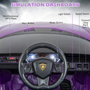 INFANS 12V Licensed Lamborghini Sian Kids Ride on Car with Parent Remote Control, Electric Toy Roadster Carbon Fiber Textured