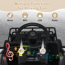 INFANS Kids Ride on Car, 6V Battery Powered Electric Vehicle ATV for Toddlers with Foot Pedal, Music