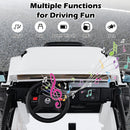 INFANS 2 Seater Ride on Truck, 12V Battery Powered Electric Vehicle for Kids with Remote Control, Power Display, LED Lights