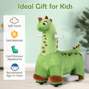 INFANS Ride on Toys, 6V Electric Battery Powered Electric Ride on Dinosaur with Music, Riding Horse Toy for Boys Girl Aged 3+