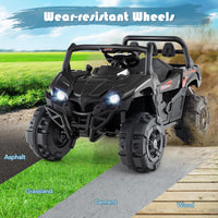 INFANS 12V Ride on Car UTV, Battery Powered Off-Road Kids Electric Vehicles with Remote Control, Music, Horn, MP3, Lights