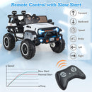 INFANS 24V 2 Seater Ride on Car for Kids, 2WD/4WD Battery Powered with Remote Control, 20" Wide Seat Electric Jeep Toys