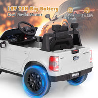 INFANS Licensed Ford Ranger Ride on Pickup Truck by INFANS, 12V Battery Powered Electric Vehicle for Kids with Remote Control