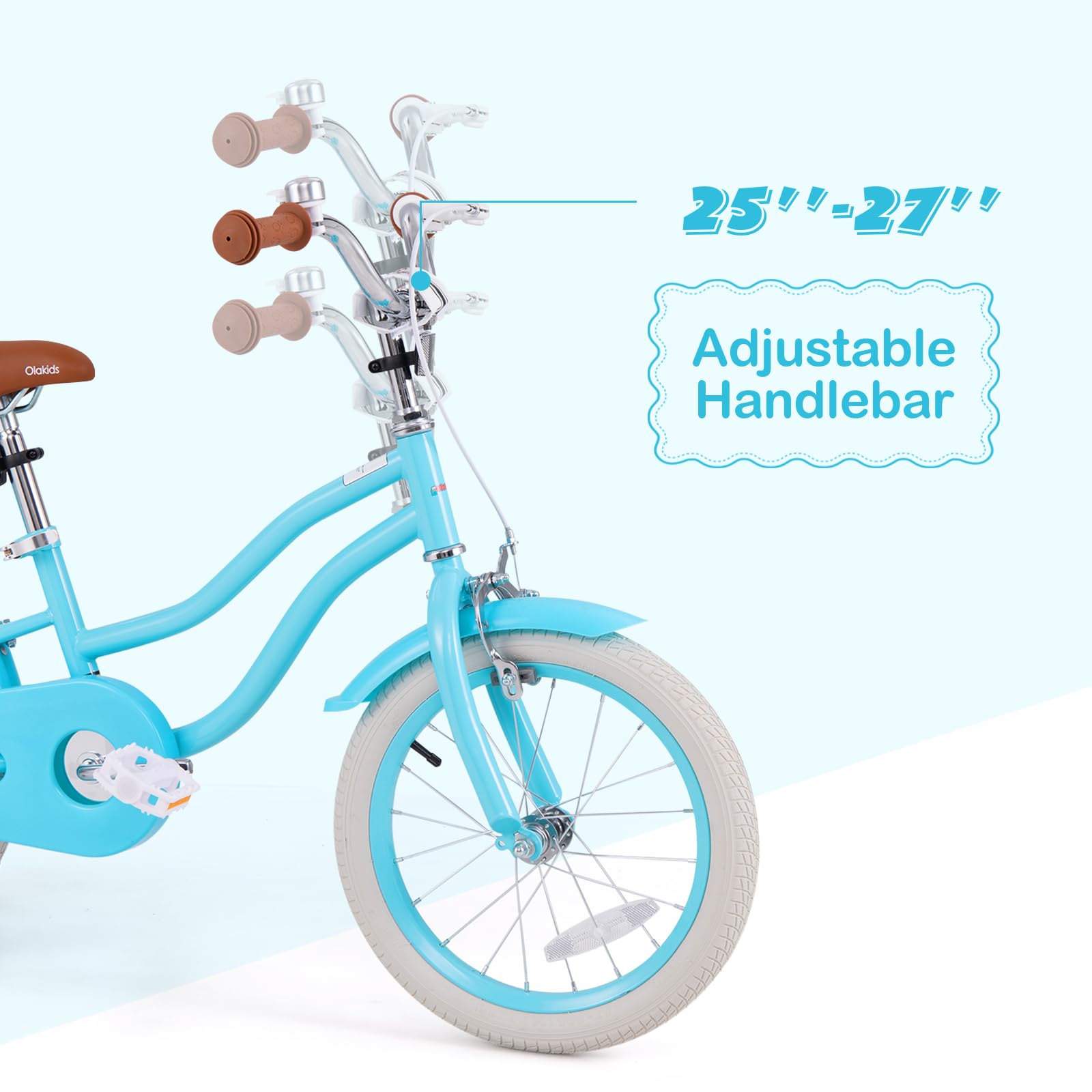INFANS Kids Bike, 12 14 16 18 Inch Toddlers Bike with Removable Training Wheels, Children's Bicycle