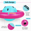 INFANS 8FT Inflatable Dome Rocker Bouncer, Outdoor Kids Giant Roll and Play Seesaw Rocker with 6 Secure Handles