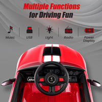 Licensed Ford Mustang GT500 Ride on Car for Kids by INFANS, Battery Powered Electric Vehicle with Remote Control, 37-96 months