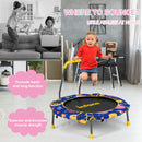 INFANS 2 in 1 Swing and Trampoline Combo, 36 Inch Foldable Hammock Saucer Tree Swing Bouncer