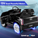 12V Licensed Chevrolet Silverado Ride on Car with Remote Control