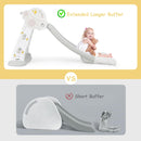 INFANS Toddler Slide, 3 in 1 Foldable Kids Slide Indoor Slideway, Climber Freestanding Playset, Extra Long Slipping Slope Toy
