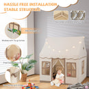 INFANS Kids Play Tent, Anti-Trip Large Playhouse Toys for Children Boys Girls, Princess Tents Castle