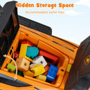 INFANS 3 in 1 Ride on Push Car, Licensed Lamborghini Baby Stroller Sliding Walking Car with Push Handle