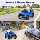INFANS Licensed Ford Ranger Ride on Pickup Truck by INFANS, 12V Battery Powered Electric Vehicle for Kids with Remote Control