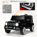 INFANS 12V Kids Ride On Car, Licensed Mercedes Benz G63 Electric Vehicle with Remote Control, Double Open Doors, Music, Bluetooth, 2 Speeds, Wheels Suspension, Battery Powered Driving Toy INFANS