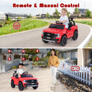 INFANS Licensed Ford Ranger Ride on Pickup Truck by INFANS, 12V Battery Powered Electric Vehicle for Kids with Remote Control