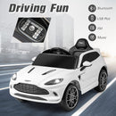 INFANS Kids Ride on Car, 12V Electric Vehicle Licensed Aston Martin DBX with Remote Control