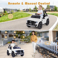 INFANS Licensed Ford Ranger Ride on Pickup Truck by INFANS, 12V Battery Powered Electric Vehicle for Kids with Remote Control