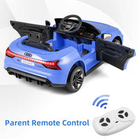 INFANS 12V Kids Ride on Car, Licensed Audi RS e-tron GT Electric Vehicle, Toddlers Battery Powered Toy