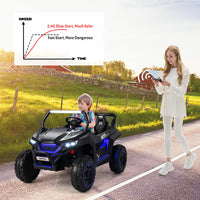 INFANS 2 Seater Kids Ride on UTV, 12V Electric Truck Car with Remote Control, Battery Powered Vehicle