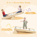 INFANS Pikler Triangle Set 7 in 1 Climbing Toys for Toddlers Foldable Baby Wood Montessori Jungle Gym