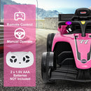INFANS Kids Ride on Car, 12V F1 Racing Electric Vehicle for Toddlers with Control Remote
