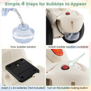 INFANS Ride on Push Car, Foot-to-Floor Sliding Car for Toddlers Kids Motorcycle with Bubble Maker, 3 Wheels Ride on Toys