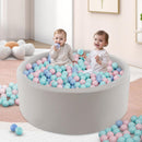 INFANS Foam Ball Pit for Toddlers with 200 Balls, 36"x 12" Large Round Ball Pool Playpen with Soft Memory Sponge Pad, BPA Free