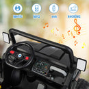 INFANS 2 Seater Ride on UTV, 12V Kids Electric Vehicle Dump Truck, Toddlers Battery Powered Car with Music